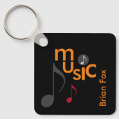 Porte-clés Personnalisé du musicien (Recto)