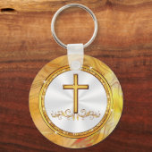 Porte-clés Personnalisé, Faveurs Religieuses, Écritures (Verso)