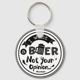 Porte-clés Personnalisé Funny Boire Bière Porte - clé