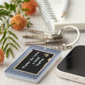 Porte-clés Personnalisé grâce à un enseignant (Devant droit)