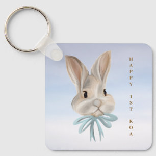Porte-clés personnalisé Lapin de Pâques
