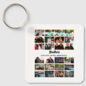 Porte-clés Personnalisé Meilleurs Amis Forever Brothers Photo (Recto)