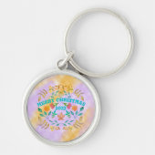 PORTE-CLÉS PERSONNALISÉ MERRY CHRISTMAS 2023 (Devant)