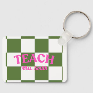 Porte-clés personnalisé mignon pour enseignant