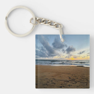 Porte-clés Personnalisé Minimaliste Moderne Chic Photo person