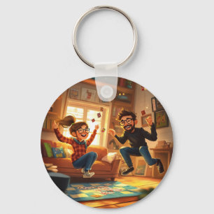 Porte-clés Personnalisé Moderne Minimaliste Meilleurs Amis BF