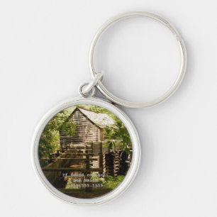 Porte-clés personnalisé Moulin et roue à aubes
