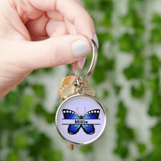 Porte-clés personnalisé papillon personnalisé pour