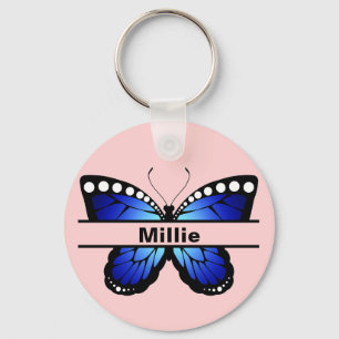 Porte-clés personnalisé papillon personnalisé pour