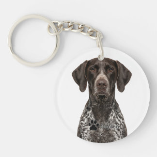 Porte-clés personnalisé pour chien de chasse allem