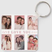 Porte-clés personnalisé pour la Saint-Valentin | C (Dos)