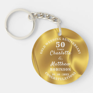 Porte-clés personnalisé pour les 50 ans de mariage