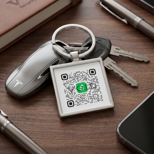 Porte-clés personnalisé pour scan de Cash App
