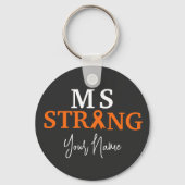 Porte-clés Personnalisé Sensibilisation à la sclérose en plaq (Recto)