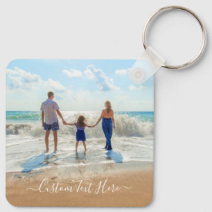 Porte-clés Personnalisé votre Porte - clé photo de famille av