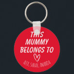 Porte-clés Personnalisée, Cette Mammy Appartient À, Fête des<br><div class="desc">Personnalisé Cette Mammy Appartient à,  Fête des Mères,  porte - clé</div>