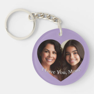 Porte-clés Personnalisée personnalisée Photo Coeur Ajouter un