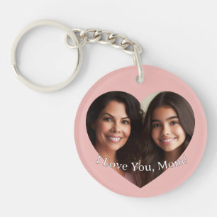 Porte-clés Personnalisée personnalisée Photo Coeur Ajouter un