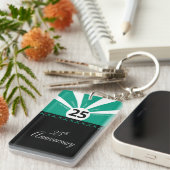 Porte-clés Personnaliser, 25e anniversaire de l'employé (Devant droit)