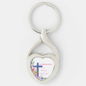 Porte-clés Personnaliser, 25e anniversaire Nun vie religieuse (Devant)