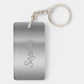 Porte-clés Personnaliser Animaux de compagnie Photo & Noms Fa (Dos)