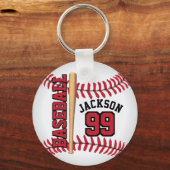 Porte-clés Personnaliser ⚾ baseball (Recto)