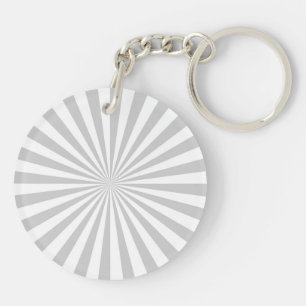 Porte-clés Personnaliser classique Grey Burst Roue de rotatio