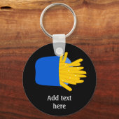 Porte-clés Personnaliser de ce graphique French Fries (Recto)