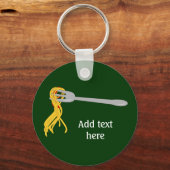 Porte-clés Personnaliser de ce graphique Spaghetti Pasta (Recto)