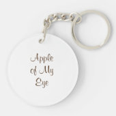 Porte-clés Personnaliser Golden Delicious Apple (Dos)