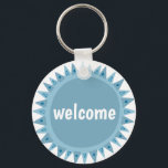 Porte-clés PERSONNALISER IT Blue Sun Nom de la balise Texte<br><div class="desc">Décorez votre tenue avec ce porte - clé d'art cool. Ça fait un grand cadeau ! Vous pouvez le customiser et ajouter du texte. Consultez ma boutique pour plus de couleurs et de motifs ! Faites-moi savoir si vous aimeriez quelque chose de personnalisé aussi.</div>