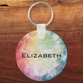 Porte-clés Personnaliser la peinture Abstraite texturée épais (Recto)