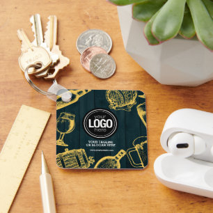 Porte-clés Personnaliser le thème de la brasserie Dark Green