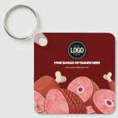 Porte-clés Personnaliser l'entreprise | Boutique (Recto)