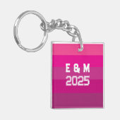 Porte-clés Personnaliser Monogram Love (Devant gauche)