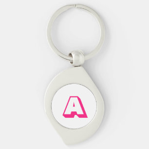 Porte-clés Personnaliser, personnaliser alphabet premier mono