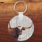 Porte-clés Personnaliser-porte - clé Longhorn (Recto)