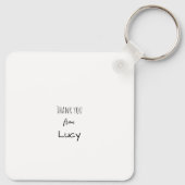 Porte-clés Personnaliser | Professeur génial (Dos)