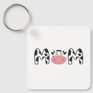 Porte-clés Personnaliser : Vache Maman de la Ferme de la Fill