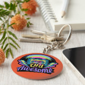 Porte-clés personnalisés Old but Awesome (Côté)