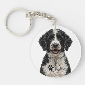 Porte-clés personnalisés pour Chien d'Eau Portugai