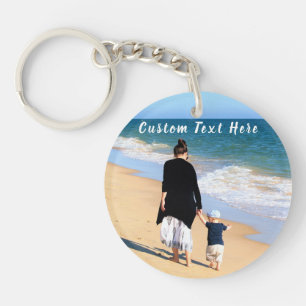 Porte-clés Personnalisez votre Porte - clé photo avec du text