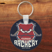 Porte-clés Personnalized Archery Sports Recurve Bow Arrow (Recto)