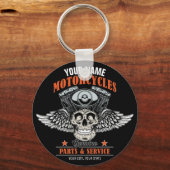 Porte-clés Personnalized Biker Flying (Recto)