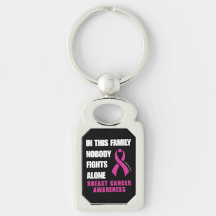 Porte-clés PERSONNE NE SE BAT SEUL...Cancer du sein