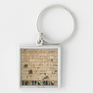 Porte-clés Personnes priant au mur des lamentations