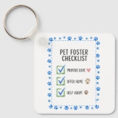 Porte-clés Pet Foster Checklist Inspirational Keyring (Recto)