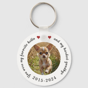 Porte-clés Pet Memorial Forever dans nos coeurs Porte - clé p
