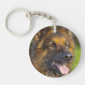 Porte-clés Pet Memorial Personnalisé Rainbow Bridge Chien Pho (Devant)