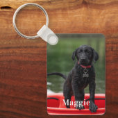 Porte-clés Pet Photo Keychain Custom Two Photo Double Sided (Recto)